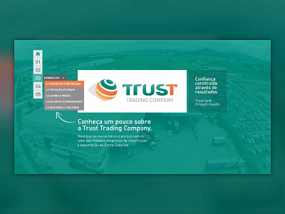 Trust online presentation made with invision presentaiton ui