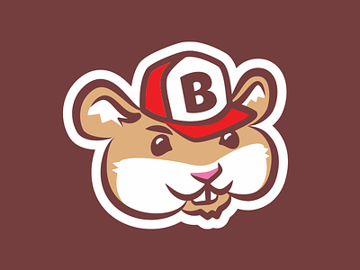 Bits mascot character hamster illustration mascot