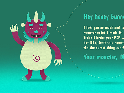 MonsterMail illustration monster mail monstermail