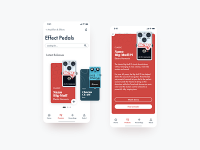 Musician App concept app app design mobile music music app musician ui user experience user interface ux