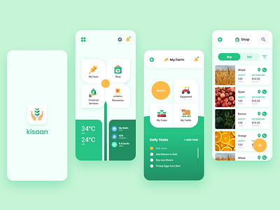 Kisaan - Farm App UI