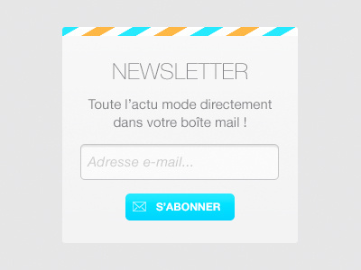 Newsletter blue button button cta letter mail newsletter subscription