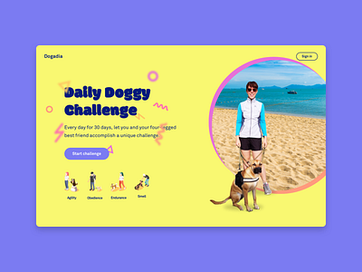 Daily UI Challenge – 003 Landing