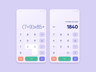 Daily UI Challenge – 004 Calculator