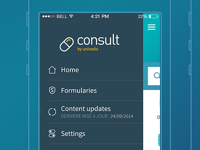 Menu burger menu consult corporate iphone medical medicine menu mobile tool