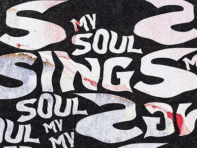 My Soul design illustration typography