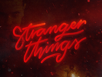 Stranger design typography