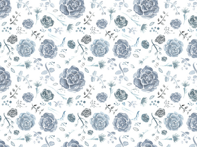 Watercolor Flower Pattern