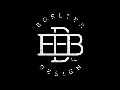 Boelter Design Logo illustrator logo photoshop typography vector vector logo