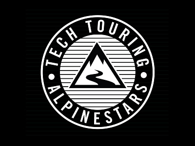 Teck Touring Logo for Alpinestars illustrator logo photoshop typography vector vector logo