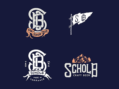 Scholb Brewery Illustrations and Marks