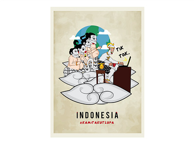 Cultural crisis in Indonesia Poster