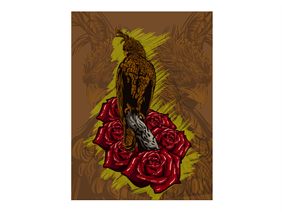 Eagle from JAVA animal animals bird design everyday illustration illustrator vector