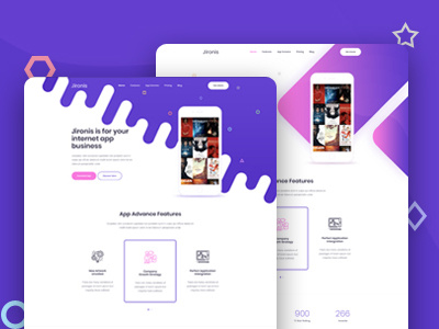 Jironis - App Landing One Page Template