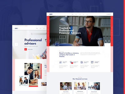 Quinet - Business & Financial Advisor Template