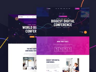 Voelas - Modern Event & Conference Organization Template businessmeeting conference congress event event agency exhibition meeting meetup organization seminar