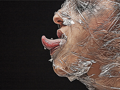 Series of Photo Paintings - the woman with the plastic lust. art artwork digital human lust painting photo photography photopainting portrait series woman
