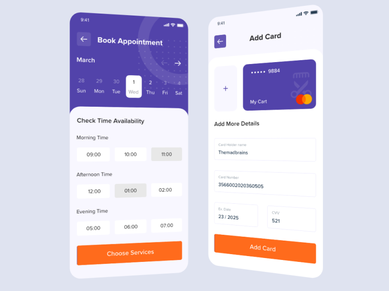 Booking App Design by Madbrains Technologies LLP on Dribbble