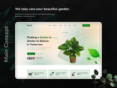 Plantstore – Gardening and Landscaping Figma Template