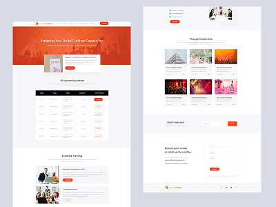 Landing Page animation app branding design event illustration illustrator invite landing landingpage lettering logo madbrains minimal typography ui ux vector web website