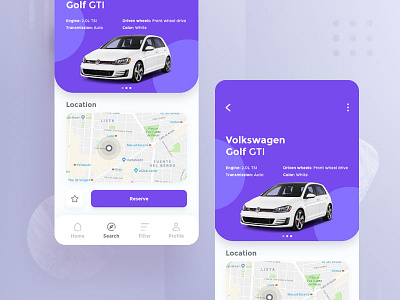 Rent On car animation best ux booking branding car concept creative app illustration madbrains themadbrainsuiux typography