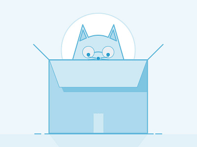 AstroCat in a Box cat