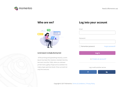 Momentro DashBoard