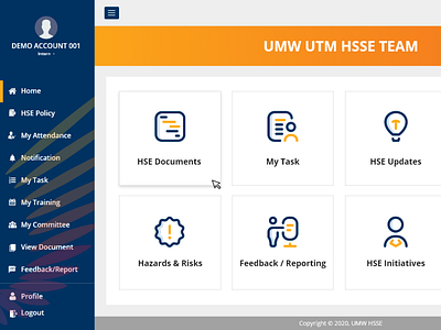 UMV System Dashboard