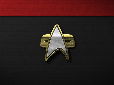 Star Trek Communicator Pin communicator communicator pin emblem insignia logo pin star trek symbol the next generation tng uniform voyager