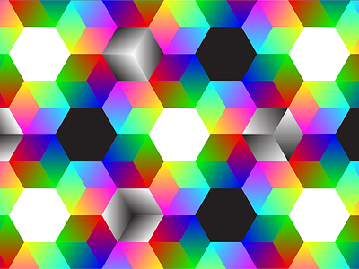 Color Study with Seamless Tiles II