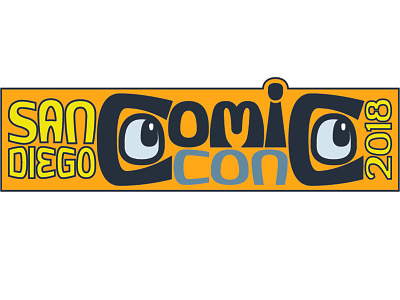 San Diego Comic Con 2018 Logo comic con comics fun illustrator logo nerds san diego sdcc2018 vector