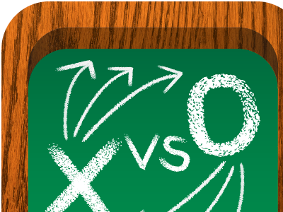X vs O Football iOS icon app football icon ios