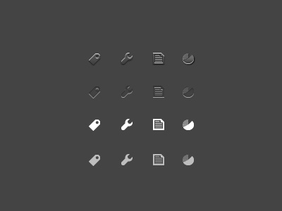 Small custom icon set