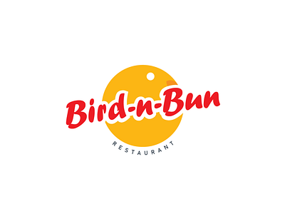 Bird'nBun Restaurant logo branding design icon illustration logo typography vector