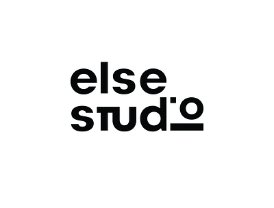 logo else studio branding design icon logo minimal typography vector