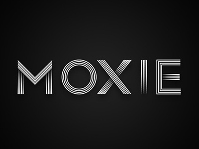 Moxie Pools Logo design logo