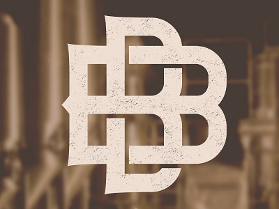 Doublebee b bb logo monogram typography