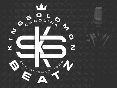 Beatz beats carolina king logo monogram music producer recording signature