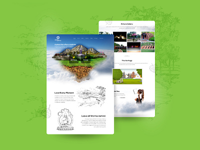 Website design for an amusement park