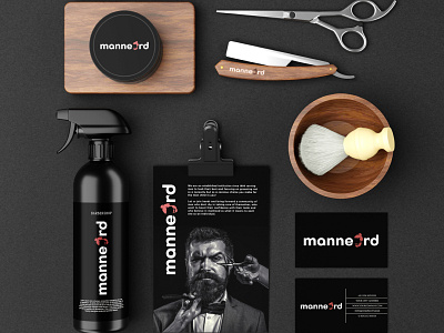 Men's Salon Branding