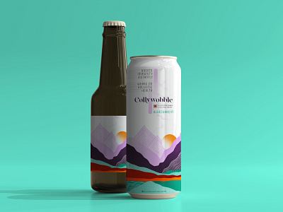 Packaging design for a beverage brand. branding design graphic design logo mockup ux