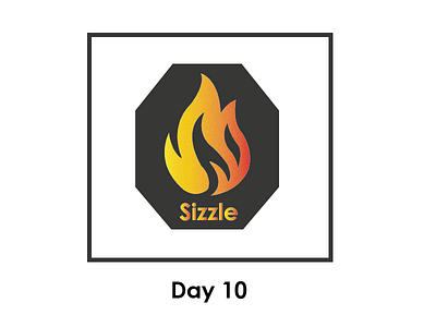 Day 10 challenge - Flame Logo branding dailylogo dailylogochallenge design fire flame illustration logo vector