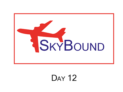 Day 12 challenge - Airline airline branding dailylogo dailylogochallenge design illustration logo plane vector