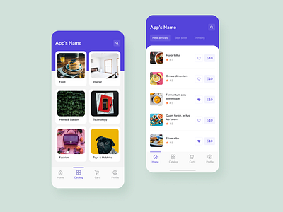 Concept for Infinity Hemp app design graphic design ui ux