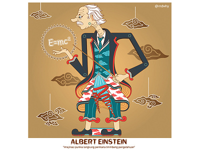 Albert Einstein Wayang