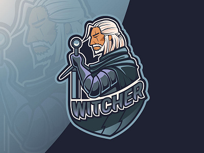 Witcher Logo illustration logo logomascot vector witcher