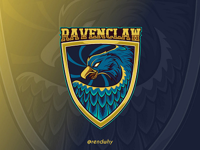 Ravenclaw Logo esport illustration logo logomascot vector