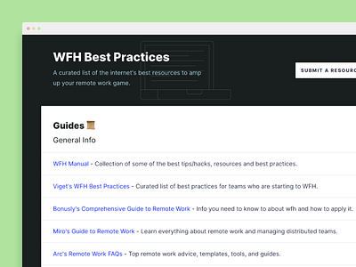 WFH Best Practices