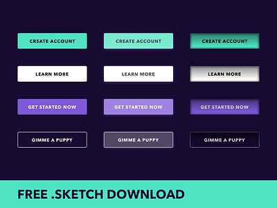 Free Download - Sketch Buttons Pack