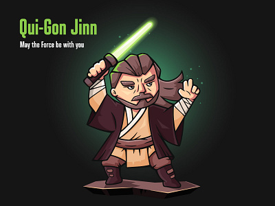 Qui Gon Jinn designs, themes, templates and downloadable graphic elements  on Dribbble